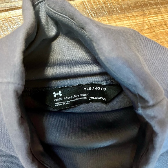 Under Armour Kids' Pink and Gray Sweatshirt - Picture 2 of 3